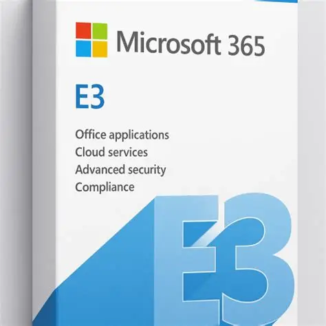Microsoft 365 E3 - 1 User (Monthly Subscription - 12 Month Term)